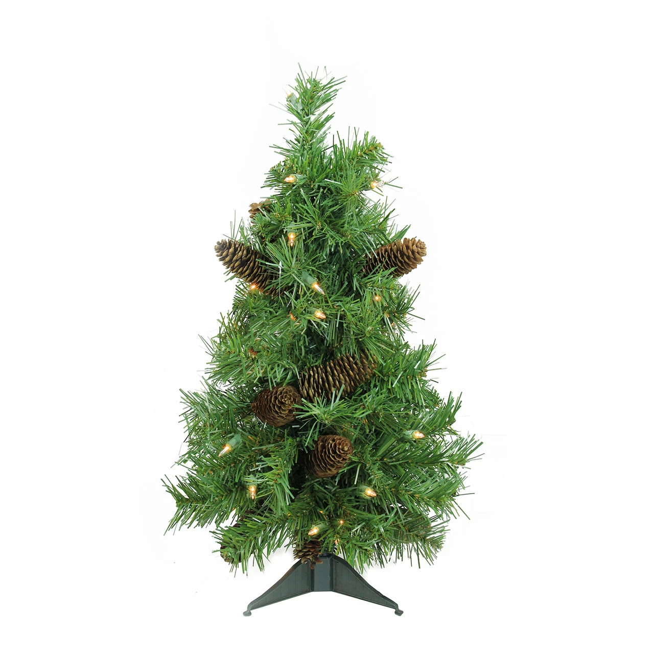 2' Pre-Lit Full Dakota Pine Artificial Christmas Tree - Clear Lights 1 2' Pre-Lit Full Dakota Pine Artificial Christmas Tree - Clear Lights
