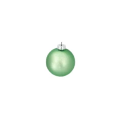 40ct Patina Green Matte Glass Christmas Ball Ornaments 1.25" (30mm)