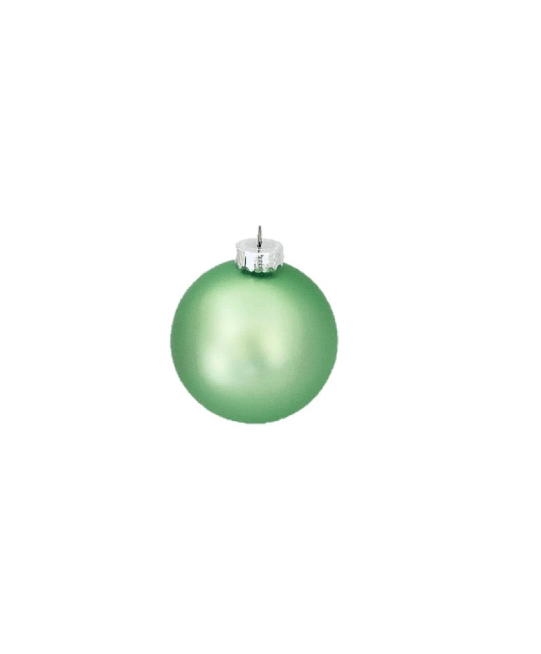 6ct Patina Green Matte Glass Christmas Ball Ornaments 4" (100mm) 1 6ct Patina Green Matte Glass Christmas Ball Ornaments 4" (100mm)