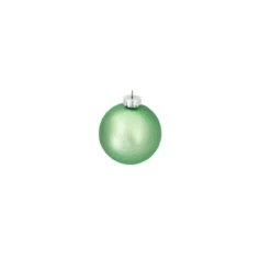 28ct Patina Green Matte Glass Christmas Ball Ornaments 2" (50mm)