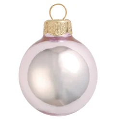 4ct Shiny Baby Pink Glass Ball Christmas Ornaments 4.75" (120mm)