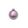 40ct Baby Pink Shiny Glass Ball Christmas Ornaments 1.25" (30mm)