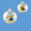 3.25" Despicable Me Double-Sided "Peace, Love, And Bananaaaaas!" Christmas Disc Ornament