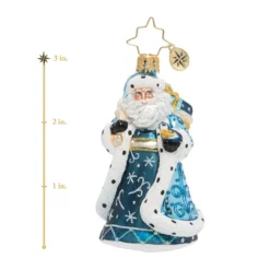 Christopher Radko Debonair Winter Santa Gem Glass Christmas Ornament 1020131 -Christmas Trees Shop radko201020131 4 88398.1676555749