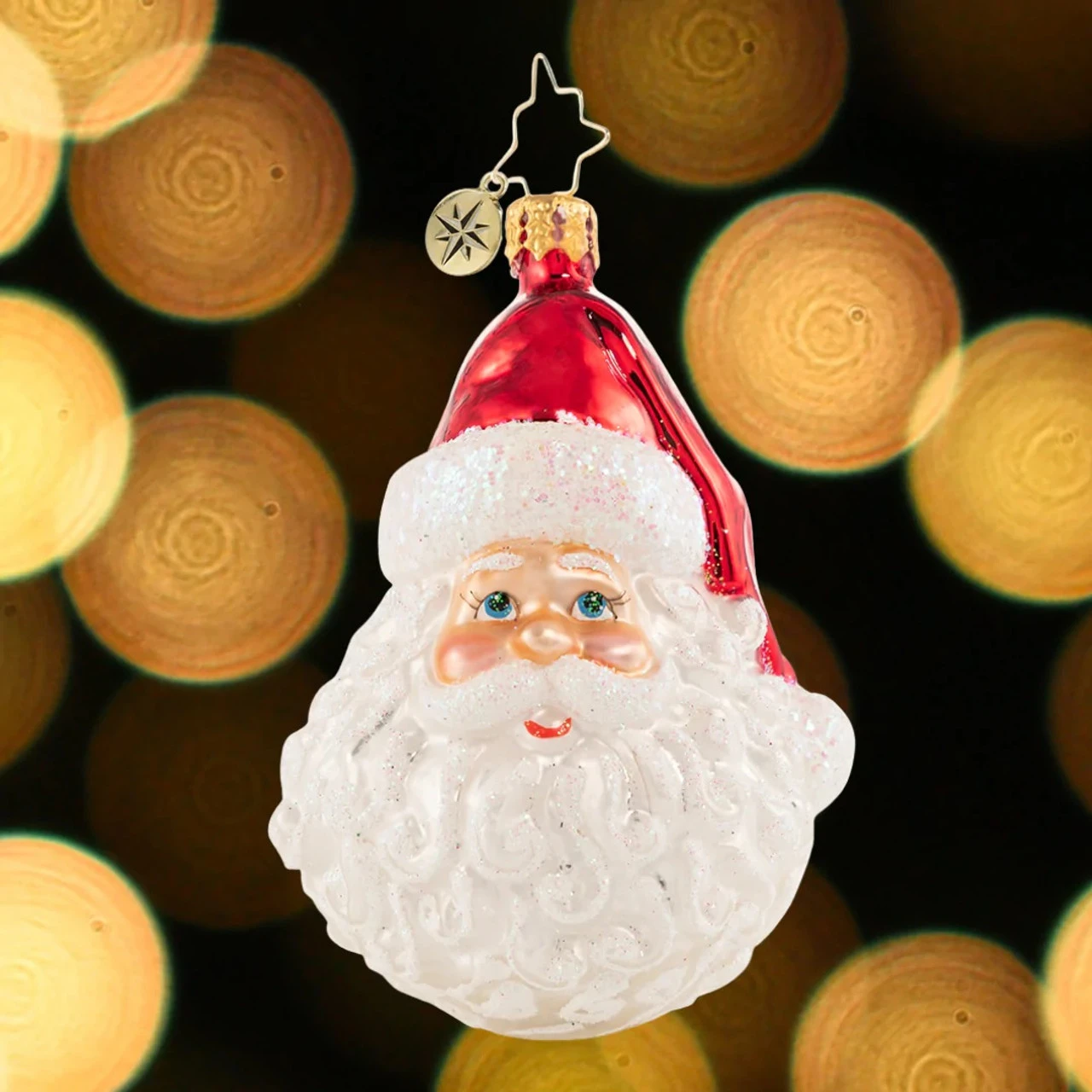Christopher Radko Classic St. Nick Gem Glass Christmas Ornament 1020647 2 Christopher Radko Classic St. Nick Gem Glass Christmas Ornament 1020647 - Image 2