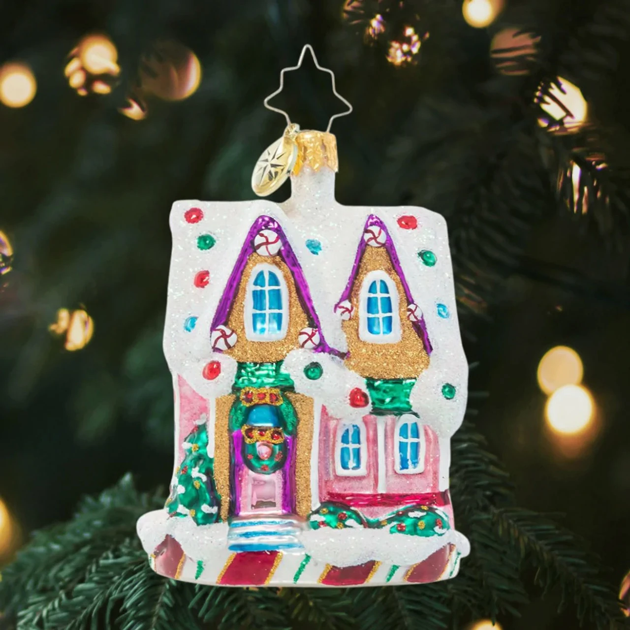 Christopher Radko Marvelous In Mint Gem Glass Christmas Ornament 1021038 2 Christopher Radko Marvelous In Mint Gem Glass Christmas Ornament 1021038 - Image 2