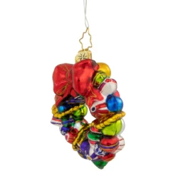 Christopher Radko Joyful Wreath Gem Glass Christmas Ornament 1018354 -Christmas Trees Shop radko 1018354 2update 16872.1684507610