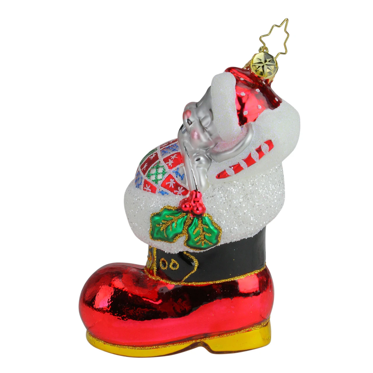 Christopher Radko Dreaming Of Santa Christmas Ornament 1019714 3 Christopher Radko Dreaming Of Santa Christmas Ornament 1019714 - Image 3