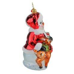 Christopher Radko Frosty And Baby Fawn Glass Christmas Ornament 1019981 -Christmas Trees Shop radko 1019981 2 71106.1684420685