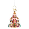 Christopher Radko Grandeur In Ginger Gem Glass Christmas Ornament 1020562