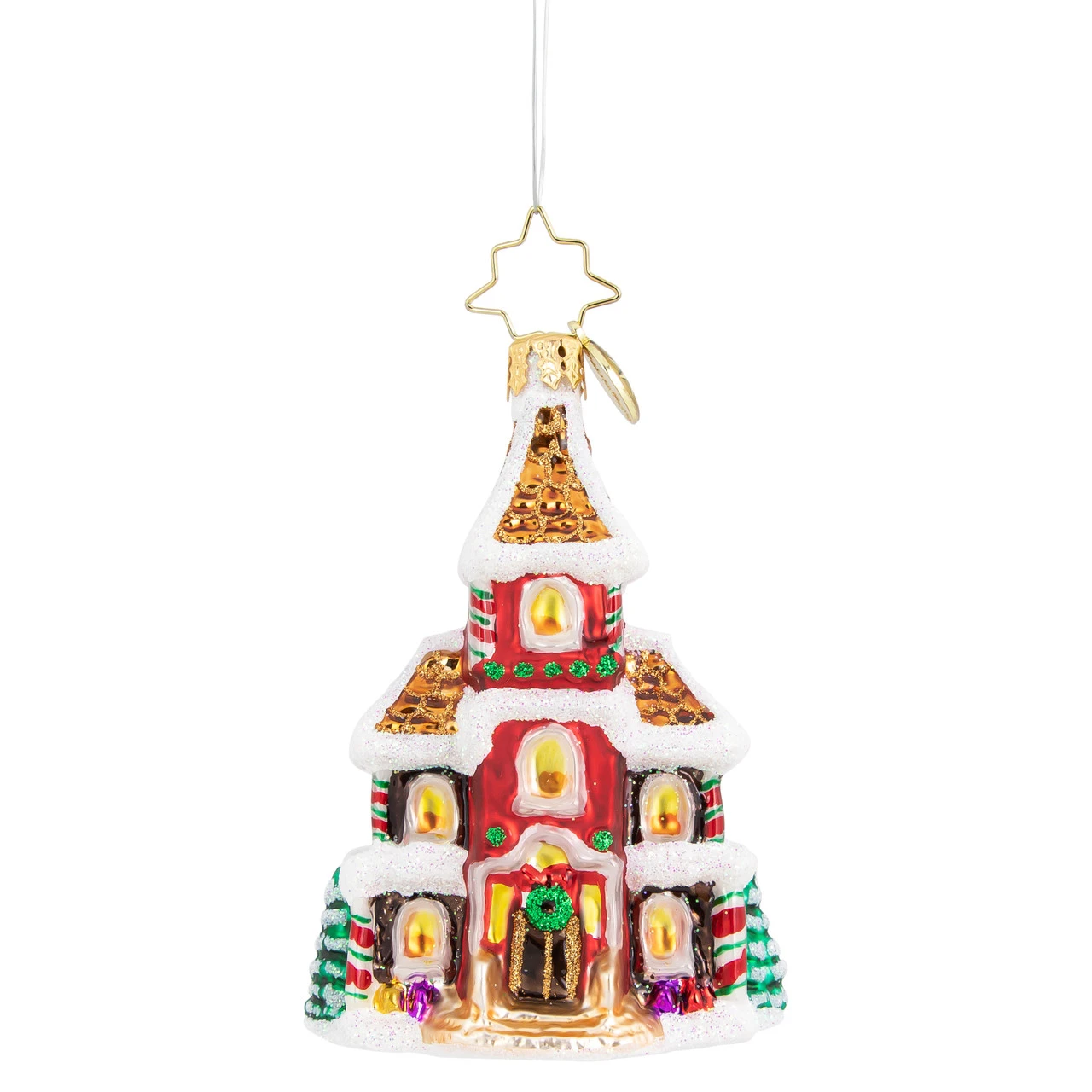 Christopher Radko Grandeur In Ginger Gem Glass Christmas Ornament 1020562 1 Christopher Radko Grandeur In Ginger Gem Glass Christmas Ornament 1020562