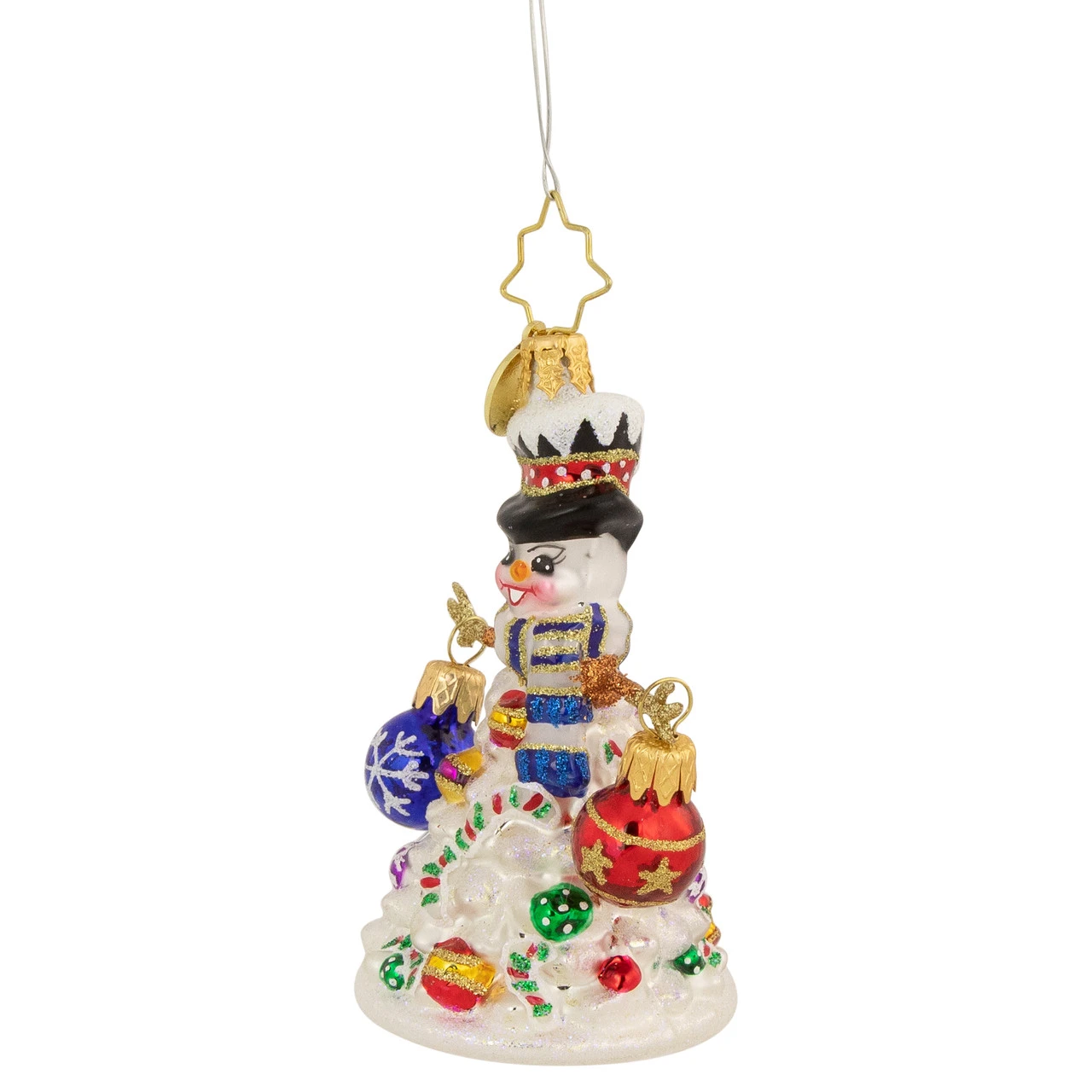 Christopher Radko Quite A Lively Tree Gem Snowman Glass Christmas Ornament 1020648 3 Christopher Radko Quite A Lively Tree Gem Snowman Glass Christmas Ornament 1020648 - Image 3