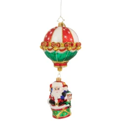 Christopher Radko Soaring To Holiday Heights Glass Christmas Ornament 1020960
