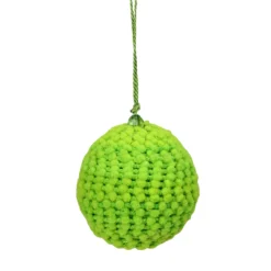 Set Of 4 Vibrantly Colored Knitted Christmas Ball Ornaments 2.5” (63.5mm) -Christmas Trees Shop raz 3827308 3 29723.1667570062