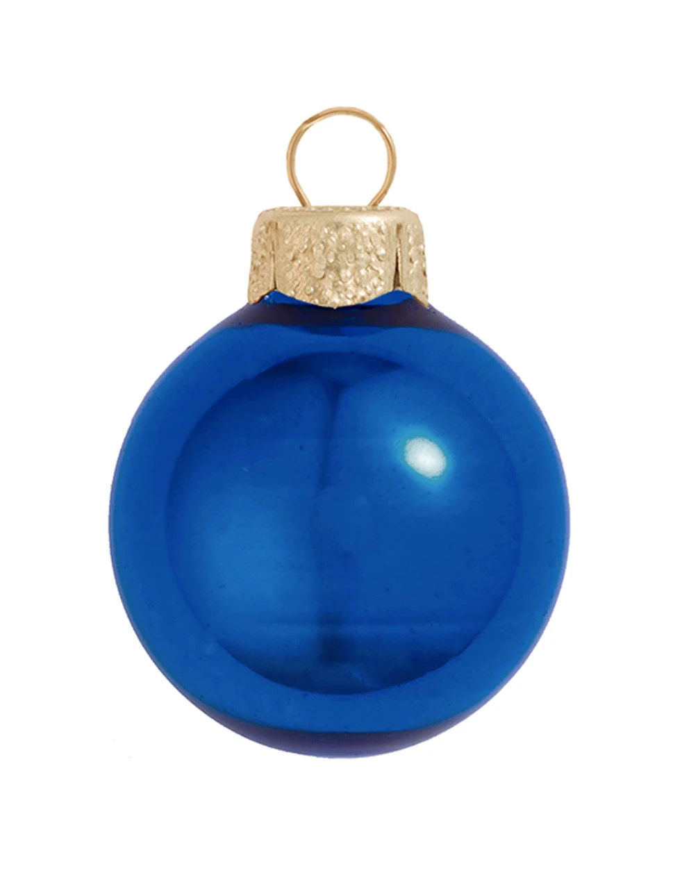 40ct Cobalt Blue And Gold Shiny Glass Christmas Ball Ornaments 1.25" (30mm) 1 40ct Cobalt Blue And Gold Shiny Glass Christmas Ball Ornaments 1.25" (30mm)
