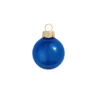 28ct Cobalt Blue Shiny Glass Christmas Ball Ornaments 2" (50mm)