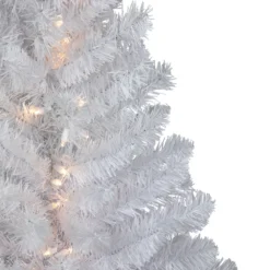 3' Pre-Lit LED Snow White Medium Artificial Christmas Tree - Clear Lights -Christmas Trees Shop sienna 424f6112 2 53009.1682534908