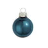 4ct Marine Blue Pearl Glass Christmas Ball Ornaments 4.75" (120mm)