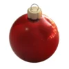 2ct Pearl Red Glass Ball Christmas Ornaments 6" (152mm)