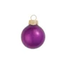 4ct Plum Purple Pearl Glass Christmas Ball Ornaments 4.75" (120mm)