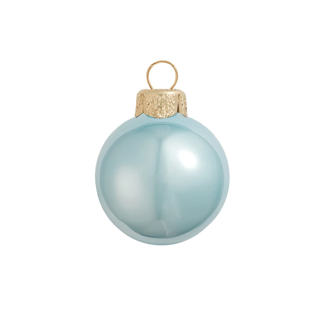 40ct Sky Blue Glass Pearl Finish Christmas Ball Ornaments 1.25" (30mm) 1 40ct Sky Blue Glass Pearl Finish Christmas Ball Ornaments 1.25" (30mm)