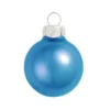 40ct Cobalt Blue Metallic Christmas Ball Ornaments 1.5" (40mm)