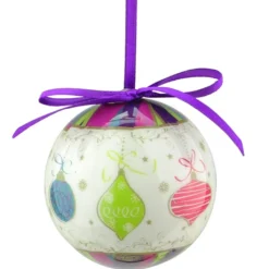 8pc Purple And White Decoupage Shatterproof Christmas Ball Ornaments 2.25" (57mm) -Christmas Trees Shop wcxskezeqhdhkqjtwiaxtiau8fzu8ije 38734.1667586600