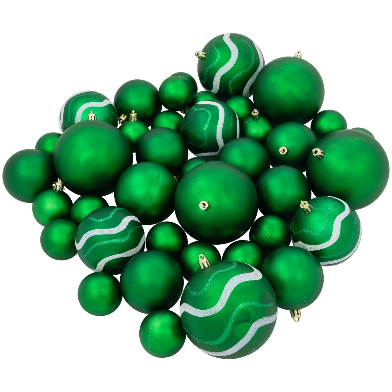 39ct Kiwi Green Shatterproof 2-Finish Christmas Ball Ornaments 4" (100mm) 1 39ct Kiwi Green Shatterproof 2-Finish Christmas Ball Ornaments 4" (100mm)