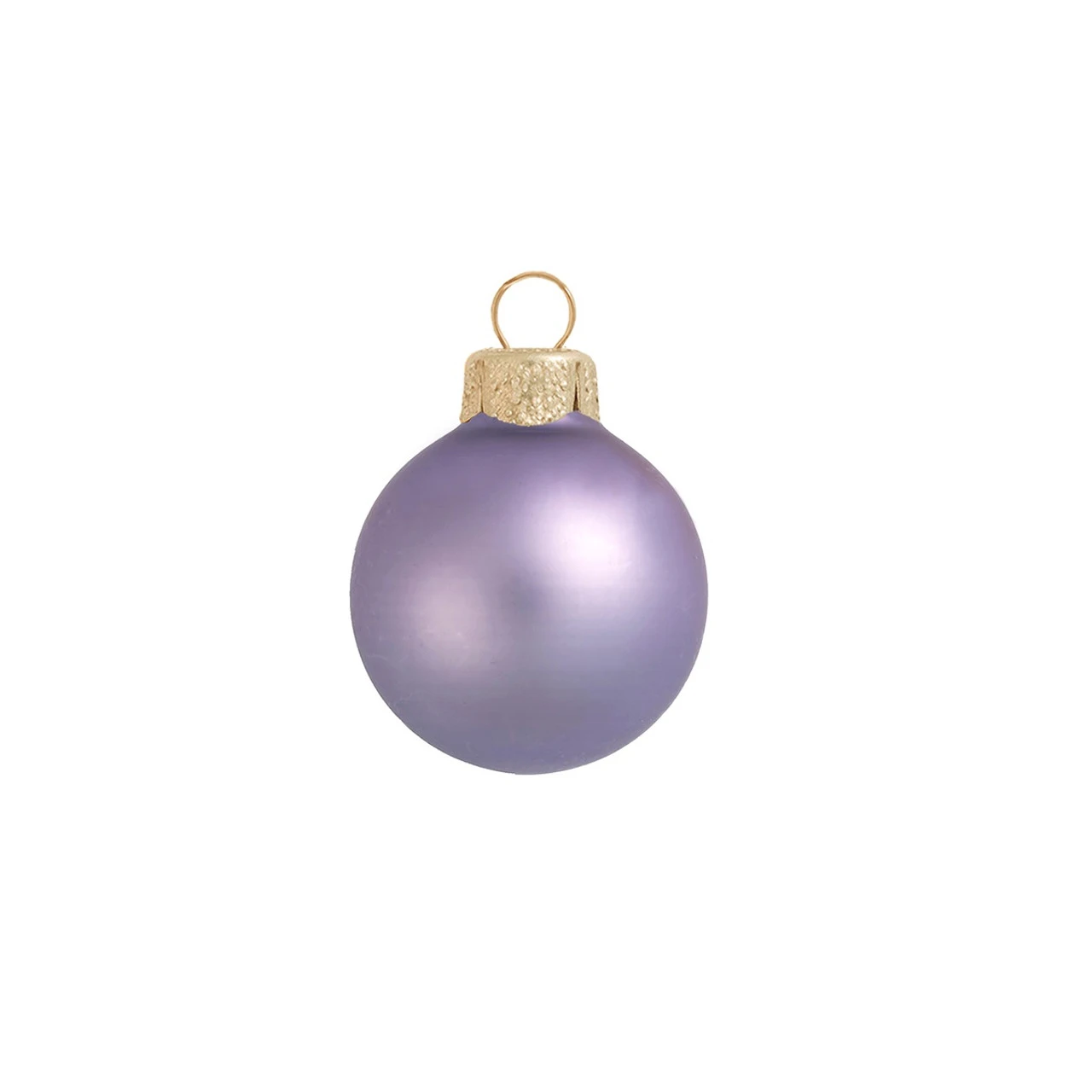 40ct Lavender Purple Matte Glass Christmas Ball Ornaments 1.5" (40mm) 1 40ct Lavender Purple Matte Glass Christmas Ball Ornaments 1.5" (40mm)