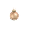 40ct Chestnut Brown Glass Pearl Christmas Ball Ornaments 1.5" (35mm)