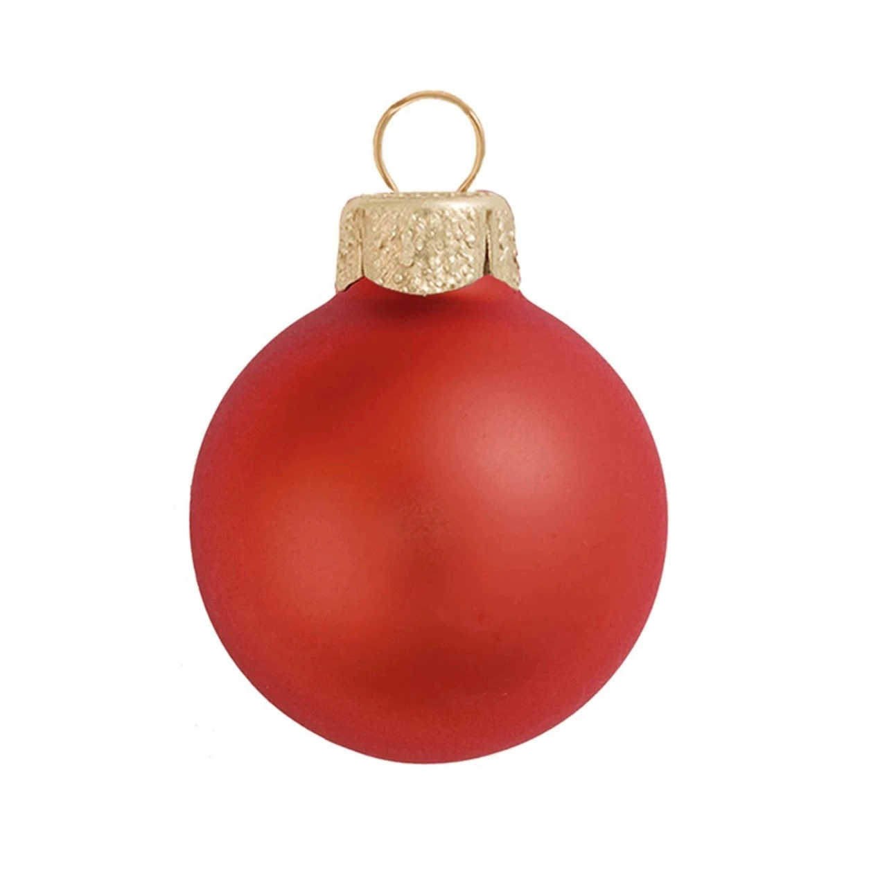 6ct Fire Orange Matte Glass Ball Christmas Ornaments 4" (100mm) 1 6ct Fire Orange Matte Glass Ball Christmas Ornaments 4" (100mm)